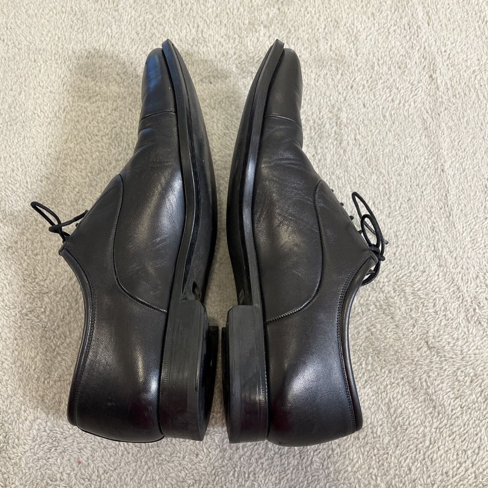 Magnanni Federico Napa Black Men's Lace Up Cap Toe Shoes Size 11D 12654 - Picture 6 of 11